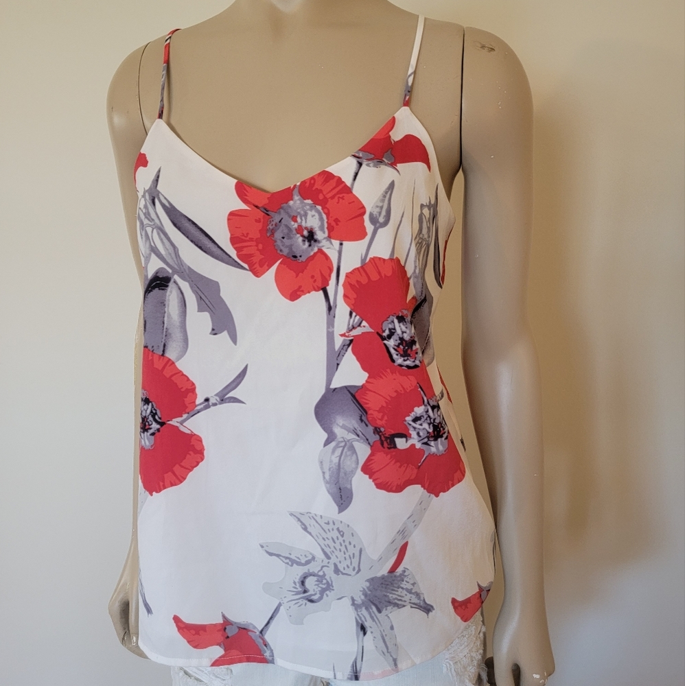 Dalia Floral Spaghetti Strap Blouse